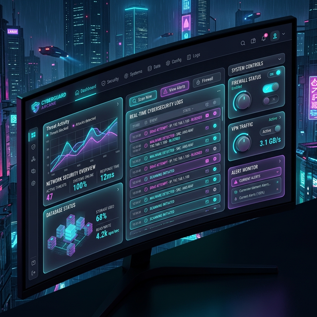 Astra Dashboard Mockup